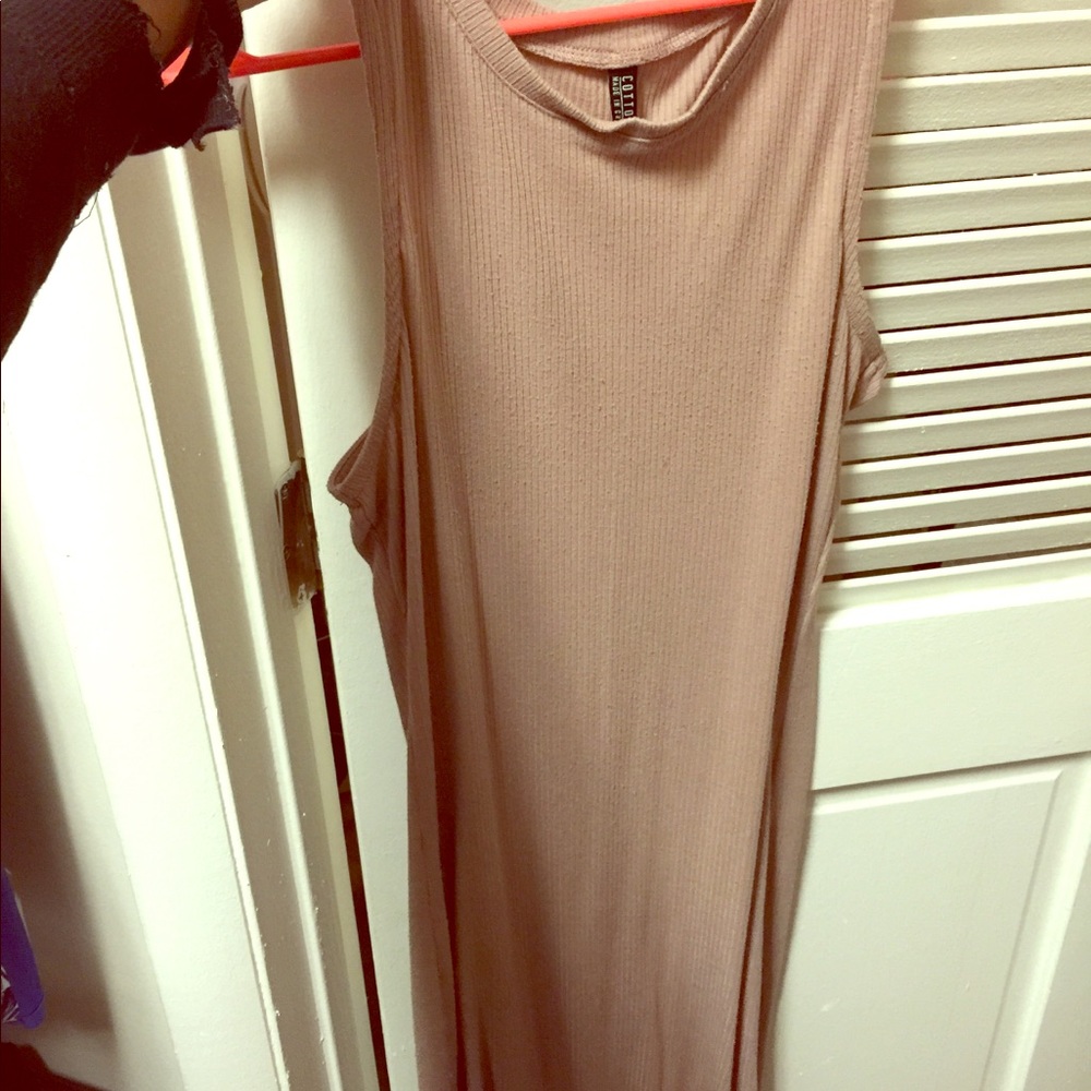 Nude Cotton On midi dress